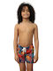 Diver Children's Swimwear Bermuda Tropical Black