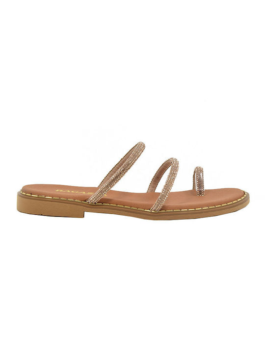 Ragazza Women's Flat Sandals in Beige Color