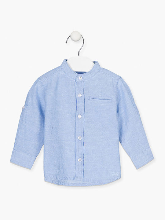 Losan Kids Linen Shirt Light Blue