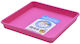 Et Plast Anaïs Plate Pot Plastic Fuchsia 25x25cm
