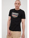 T-shirt Μαύρο