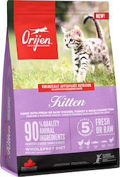 Orijen Kitten Dry Food for Juvenile Cats with Turkey / Chicken / Fish 1.8kg