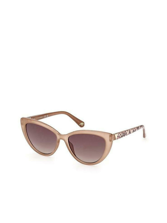Guess Women's Sunglasses with Brown Tartaruga Plastic Frame and Brown Gradient Lens GU5211 57F