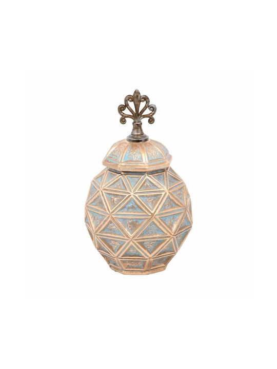 Fylliana Decorative Vase Gold 17x17x28cm