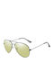 Moscow Mule Drive Wear Unisex Sunglasses with Black Metal Frame and Gold Polarized Lens MM/2019888/1