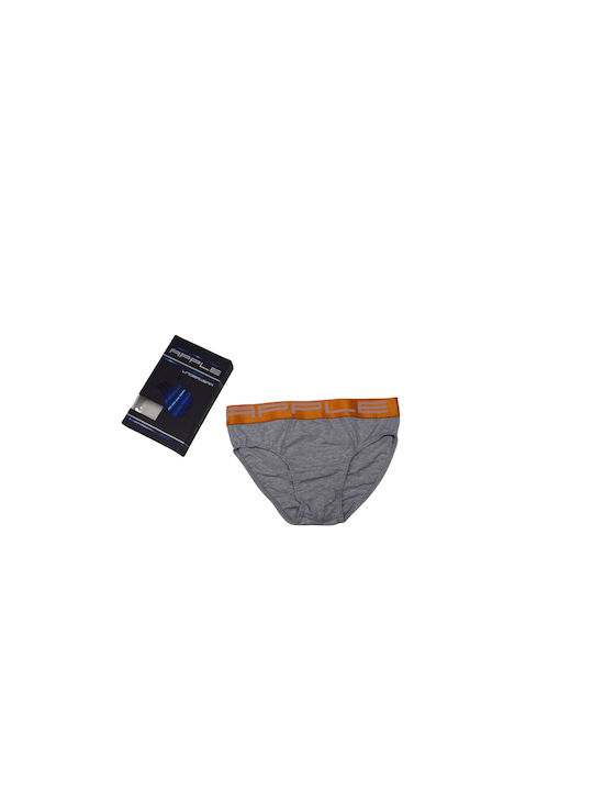 Apple Boxer Men's Slip Grey/Orange