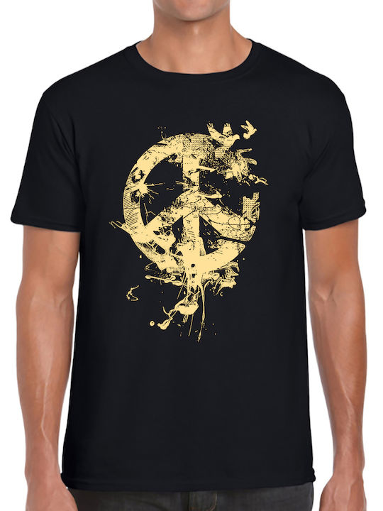 Σήμα ειρήνης μαύρη μπλούζα