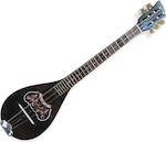 Bouzouki Lab Baglama Bouzouki Lab 6-string Black (German spruce lid, beech fingerboard, poplar body) with traditional figure