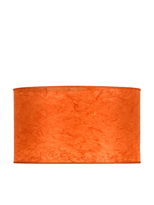 Starlight ΚΑ-ΚΥ-3018-ΕΠ Round Lamp Shade Orange with Diameter 30cm Ceramic