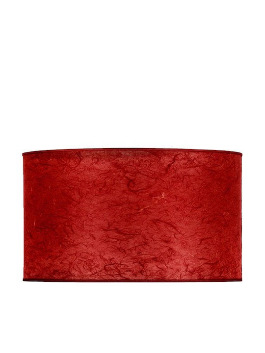 Starlight ΚΑ-ΚΥ-4523-EΠ Rotund Abajur Roșu cu Diametru 45cm Maroon - Maro
