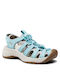 Keen Astoria West Din piele Sandale dama Sport Porcelain/Blue Glass