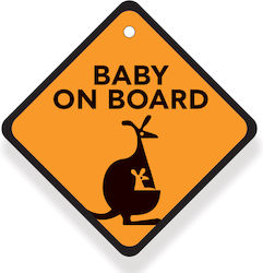 Baby Wise Kangaroo Suction Cup Orange