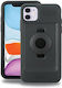 Tigra Sport FitClic Neo Back Cover Σιλικόνης Μαύρο (iPhone 11)