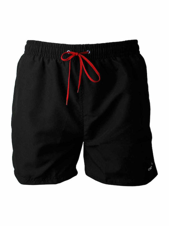 Crowell Men's Swimwear Shorts Black/red