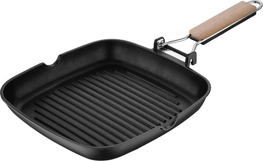 Bergner Grătar din Aluminiu Turnat cu Strat Antiaderent 24cm