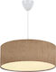 HomeMarkt Pendant Light Single-Light for Socket E27 Beige