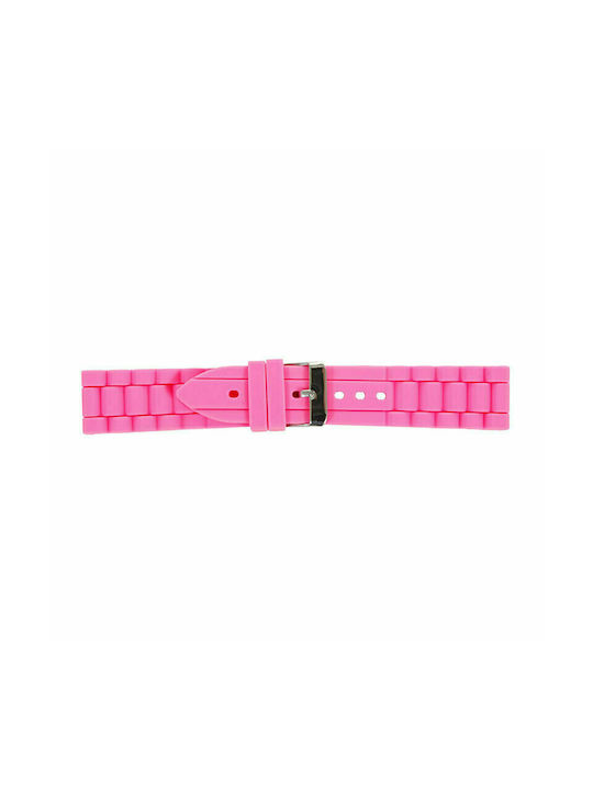 Tzevelion Rubber Strap Pink 22mm