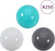 vidaXL Playground Balls 6x6cm. Multicolored