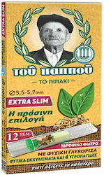 Tou Pappou Zigarettenpfeifen Extra Slim 5.7mm G...
