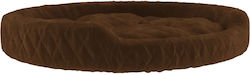 vidaXL Sofa Dog Bed Βελουτέ In Brown Colour 110x90cm