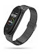 Tech-Protect Milaneseband Curea Oțel inoxidabil Negru (Mi Band 7) THP1109BLK