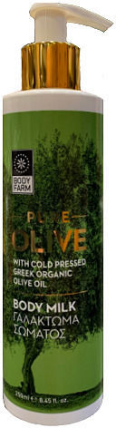 Bodyfarm Pure Olive Feuchtigkeitsspendende Lotion Körperpflege mit Hyaluronsäure für Alle Hauttypen 250ml