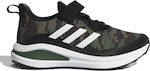 Adidas Αθλητικά Παιδικά Παπούτσια Running Core Black / Cloud White / Green Oxide