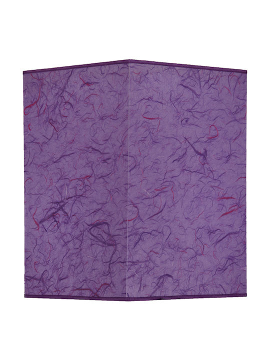 Starlight ΚΑ-ΤΕ-2535-ΚΡ Square Lamp Shade Purple with Width 25cm