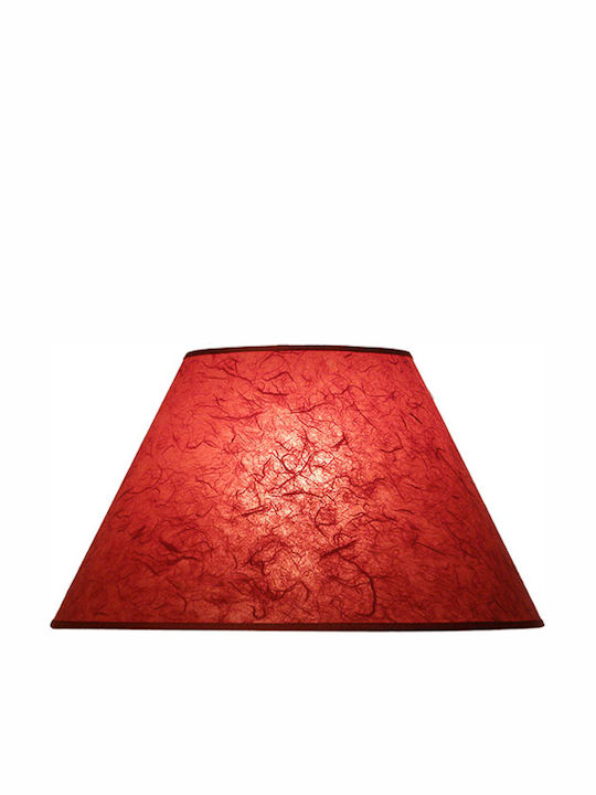 Starlight ΚΑ-ΙΣ-Κ1-20-ΕΠ Konisch Lampenschirm Rot mit Durchmesser 20cm