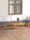 vidaXL Garten- und Outdoor-Möbelsets Wohnzimmer Typsatz 8 Stück Akazie mit Kissen