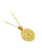 Art d or Pendant Kids Talisman Double Sided with Chain Konstantinato made of Gold 14K