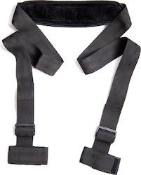 Naughty Toys Aid Adjustable Leg Neck Straps Black Naughty Toys Aid Adjustable Leg Neck Straps Black