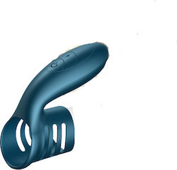 Kinksters Vibrations Penisring Silikon Blau
