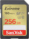 Sandisk Extreme SDXC 256GB Class 10 U3 V30 UHS-I 180MB/s