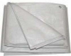 Wasserdicht Plane 190gr/m² 3x6m. Hohe Beanspruchung Weiß