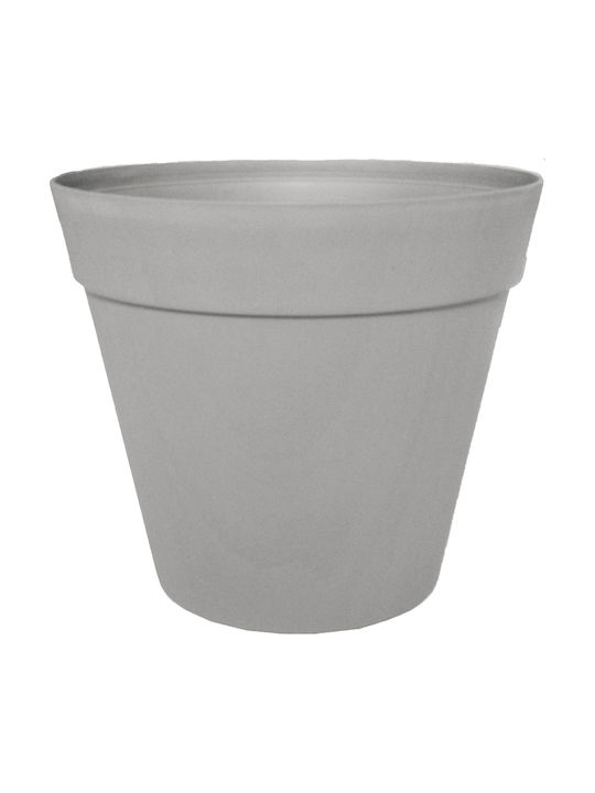 Telcom Chicago Ghiveci Plastic Cool Grey 25x25x...