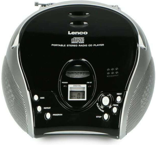 Lenco Boombox SDC 27 Преносима Аудиосистема с CD Радио Черен