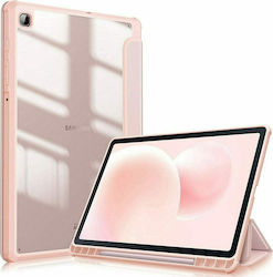 Tech-Protect Smartcase Hybrid Klappdeckel Synthetisches Leder Rosa (Galaxy Tab S6 Lite 10.4) THP1118PNK