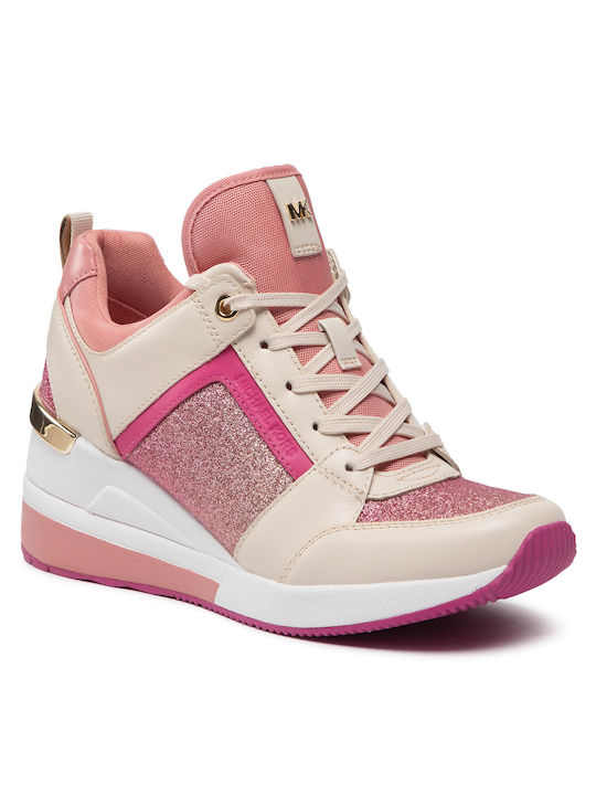 Michael Kors Georgie Trainer Women s Boots French Pink 43T2GEFS5D