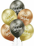 Μπαλόνια Best Wishes Πολύχρωμα 6τμχ