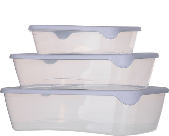 Curver Plastic Transparent 26cm 3 Pieces