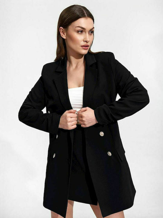 Figl Long Women's Blazer Black