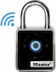 Master Lock Λουκέτο Πέταλο Bluetooth Ασημί