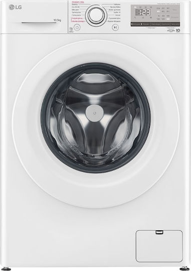 LG Mașină de Spălat Rufe Inversor Direct Drive 10.5kg cu Tehnologie cu Abur 1400 Rotiri AI DD F4WV310WHT