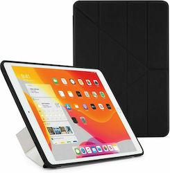Pipetto Origami No1 Synthetic Leather Flip Cover Black (iPad 2019/2020/2021 10.2'')