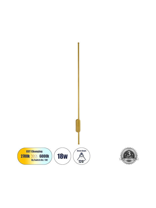 GloboStar Harlem Modern Leuchte Wand mit Integr...