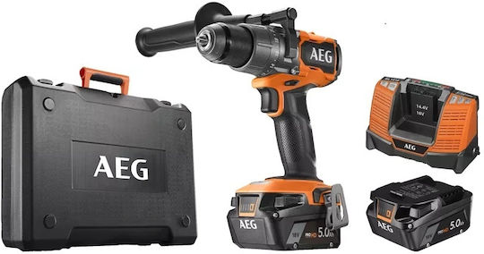 AEG Tools BSB 18C3BL-502C Percussive Drill Driver Battery Brushless 18V 2x5Ah 4935478939