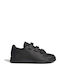 Advantage Παιδικά Sneakers με Σκρατς Core Black / Grey Six