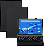 Flip Cover Δερματίνης με Αποσπώμενο Πληκτρολόγιο και Touchpad Μαύρο (Lenovo Tab M10 Plus 10.3")