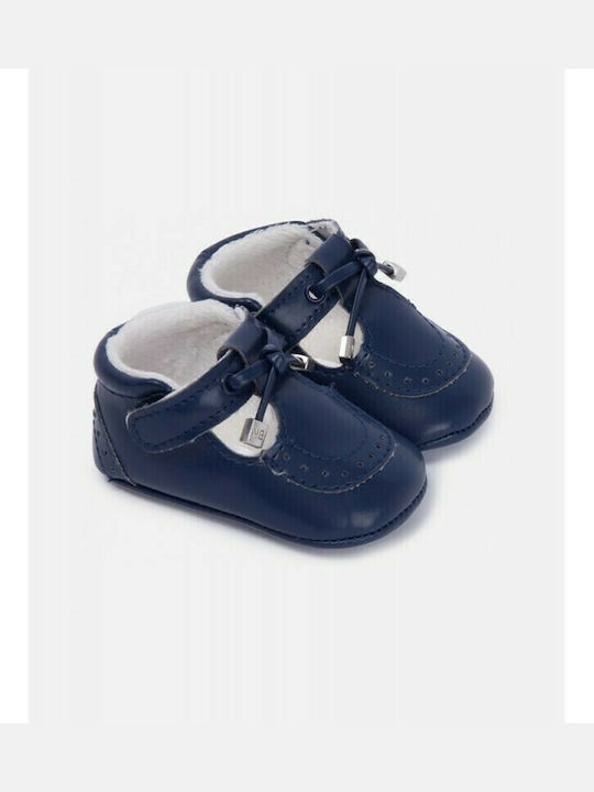 Mayoral Baby Booties Navy Blue
